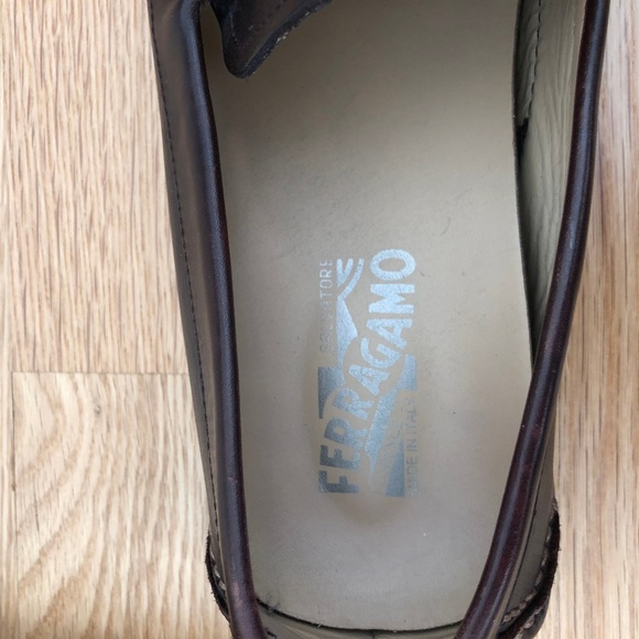 Salvatore Ferragamo Parigi Leather Gancini Driver - Picture 6 of 7